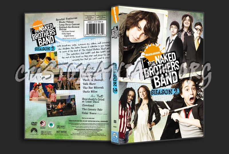 The Naked Brothers Band - Season 2 dvd cover