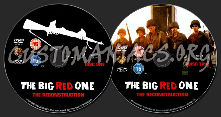 The Big Red One dvd label