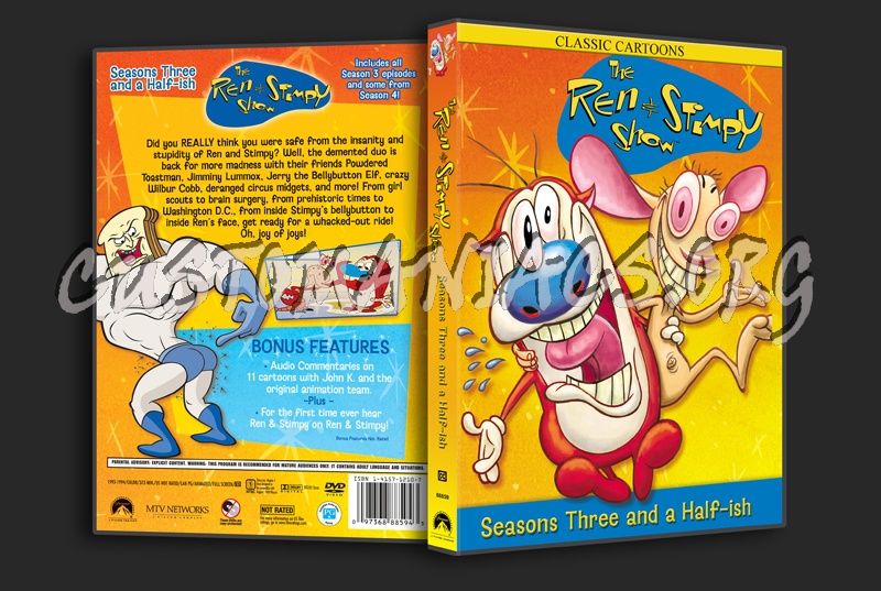 The Ren & Stimpy Show Season 3 and a Half-ish dvd cover