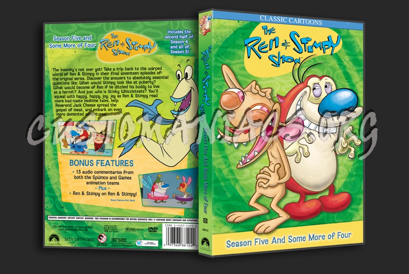 The Ren & Stimpy Show Season 5 and Some More of Four dvd cover