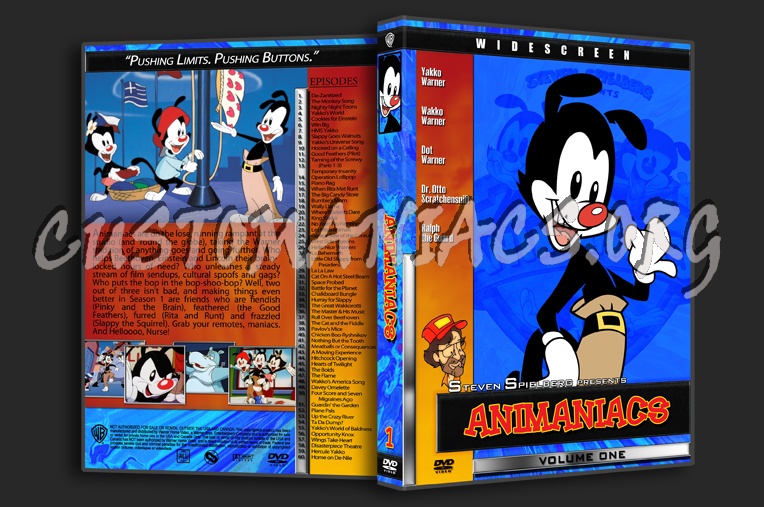 Animaniacs dvd cover