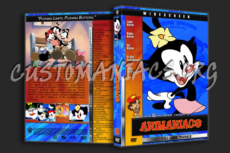 Animaniacs dvd cover