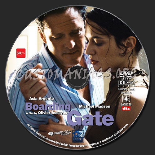 Boarding Gate dvd label