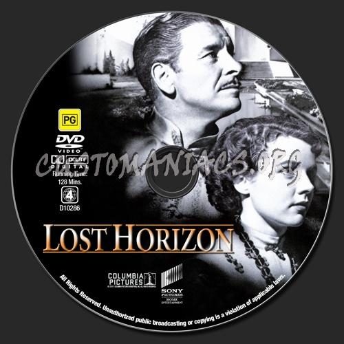 Lost Horizon dvd label