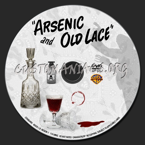 Arsenic and Old Lace dvd label