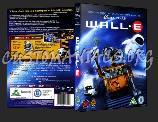 Wall E dvd cover