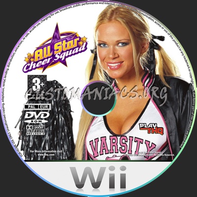 All Star Cheer Squad dvd label