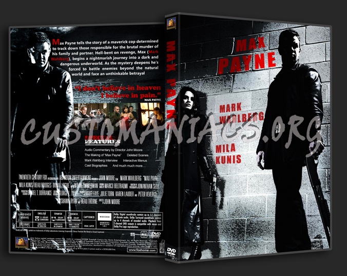 Max Payne dvd cover