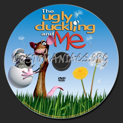 The Ugly Duckling And Me dvd label