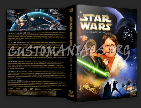 Star Wars: The Complete Saga dvd cover