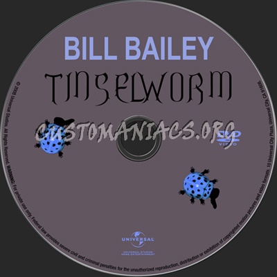 Bill Bailey Tinselworm dvd label