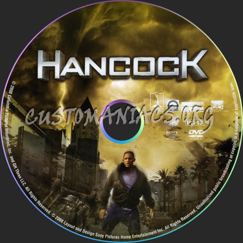 Hancock dvd label