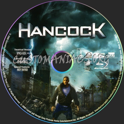 Hancock blu-ray label