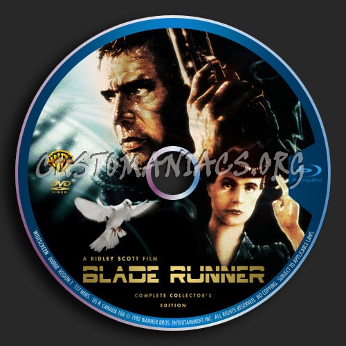 Blade Runner dvd label