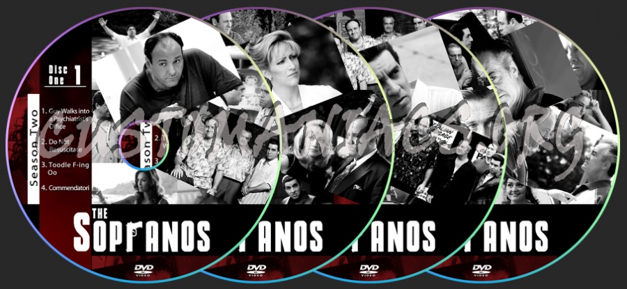 The Sopranos dvd label