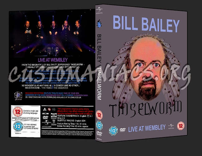 Bill Bailey Tinselworm dvd cover