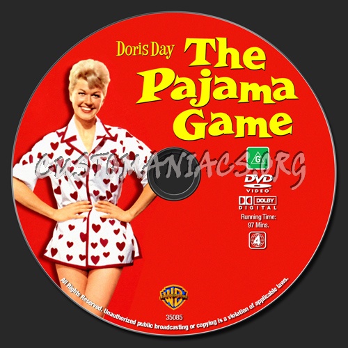 The Pajama Game dvd label