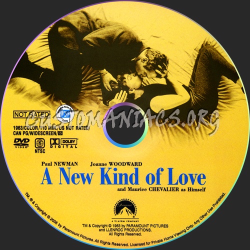 A New Kind of Love dvd label