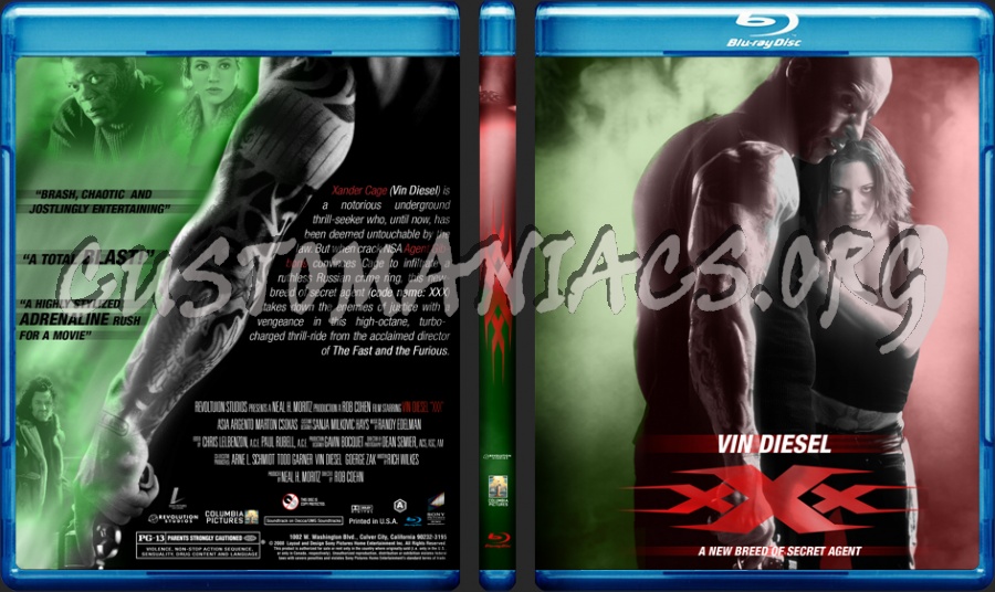 xXx blu-ray cover