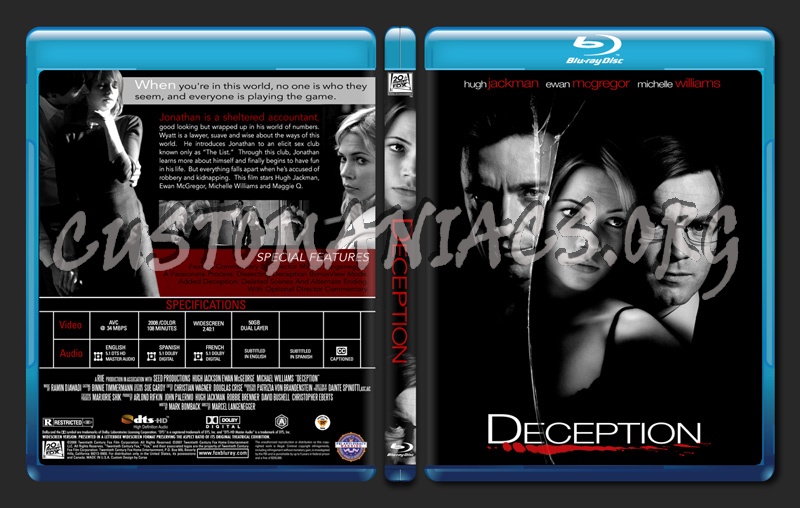 Deception blu-ray cover