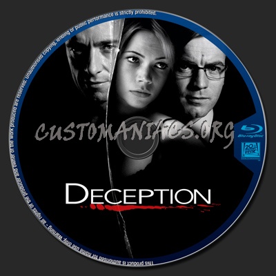 Deception blu-ray label