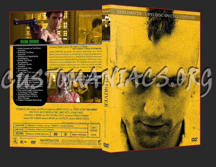 Taxi Driver dvd cover