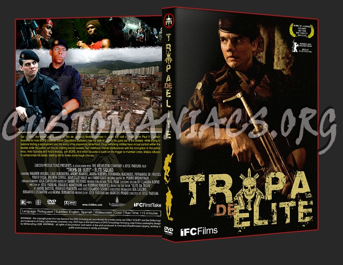 Elite Squad - Tropa de Elite dvd cover