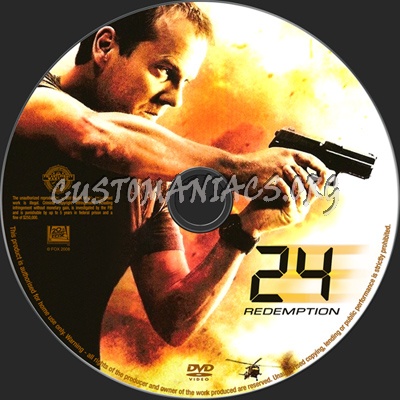24 Redemption dvd label