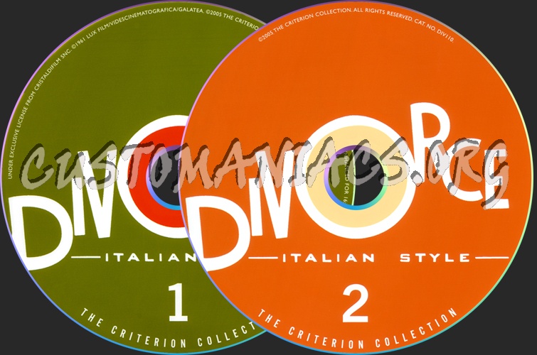 286 - Divorce Italian Style dvd label