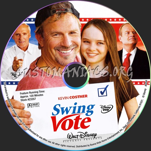 Swing Vote dvd label