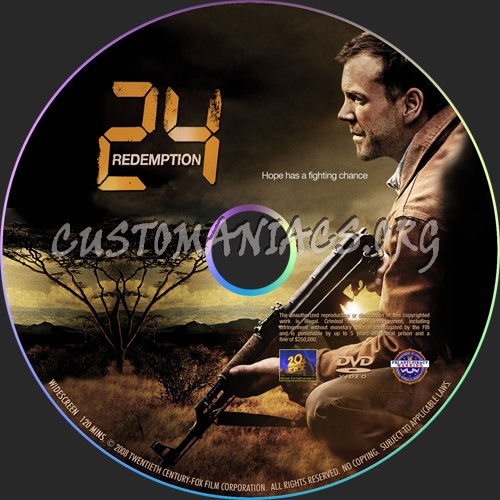 24 Redemption dvd label