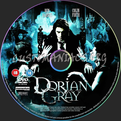 Dorian Gray dvd label
