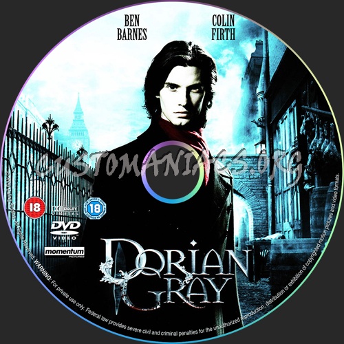 Dorian Gray dvd label