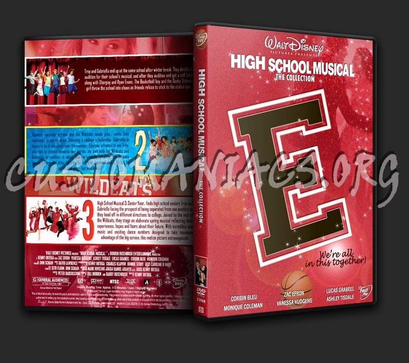High School Musical boxset collection dvd cover