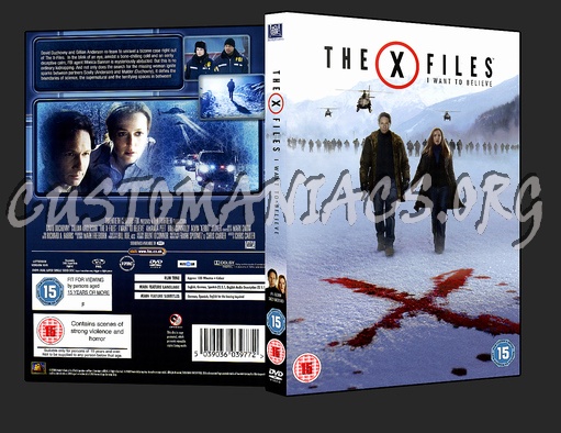The X-Files I Want To Believe dvd cover