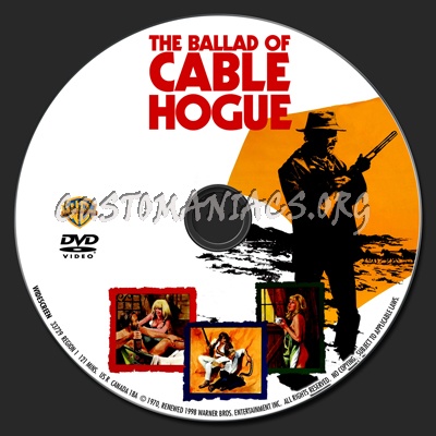 Ballad of Cable Hogue, The dvd label