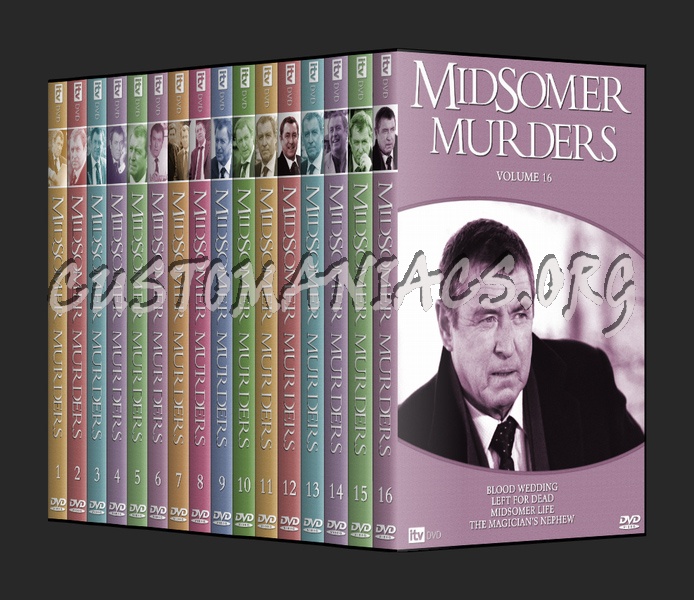 Midsomer Murders - Volumes 1-16 dvd cover