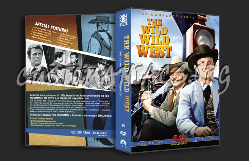 The Wild Wild West - Season 1 dvd cover