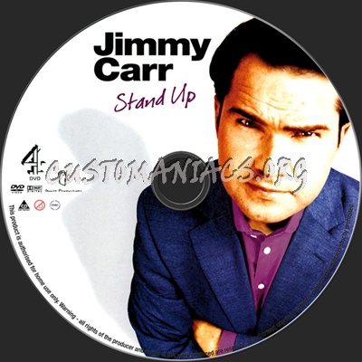 Jimmy Carr Stand Up dvd label
