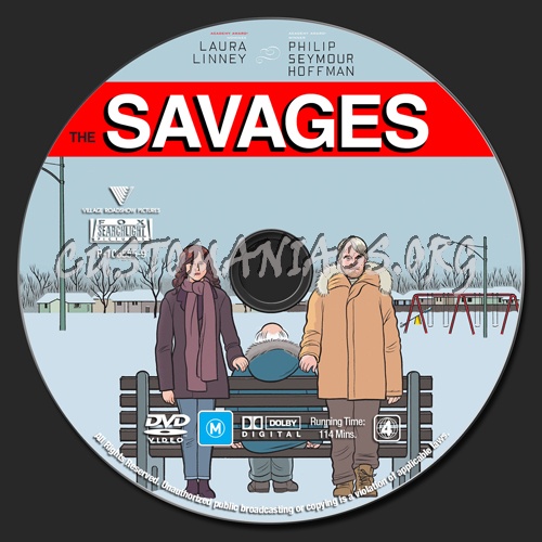 The Savages dvd label