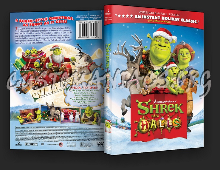 Shrek The Halls dvd cover