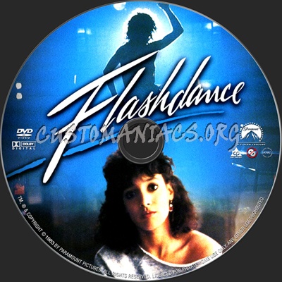 Flashdance dvd label