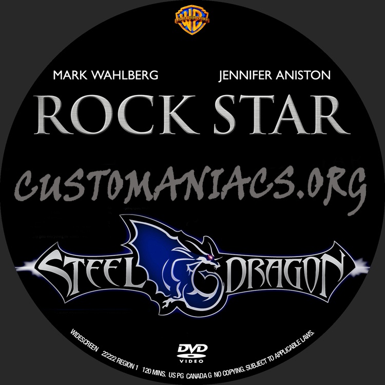 Rock Star dvd label