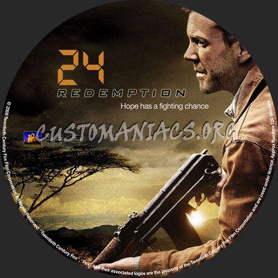 24 Redemption dvd label