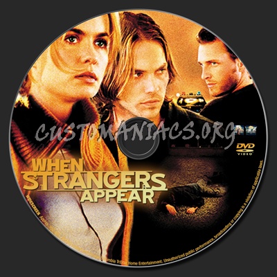 When Strangers Appear dvd label