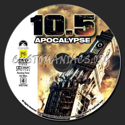 10.5 Apocalypse dvd label