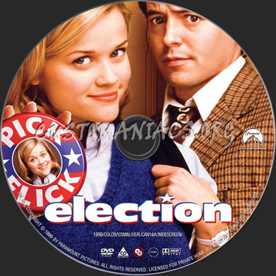 Election dvd label