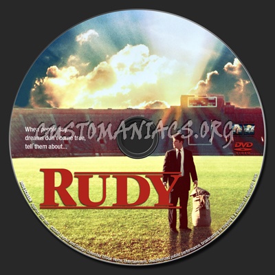 Rudy dvd label