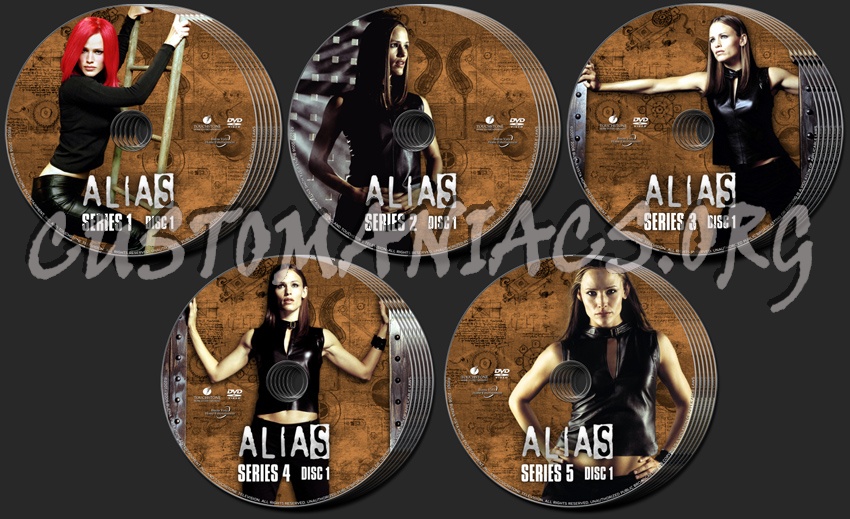Alias - The Complete Series dvd label