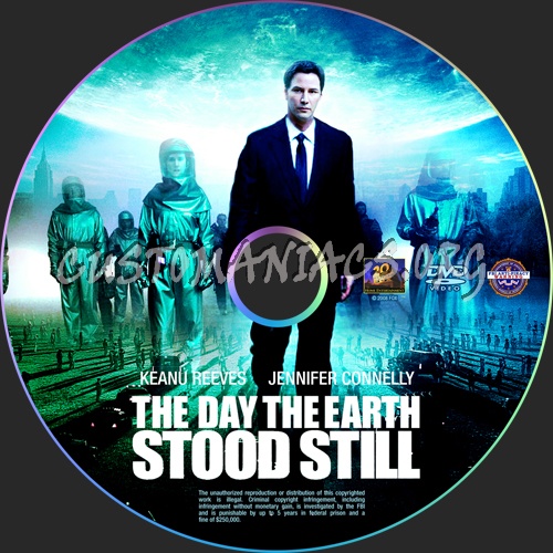 The Day the Earth Stood Still dvd label